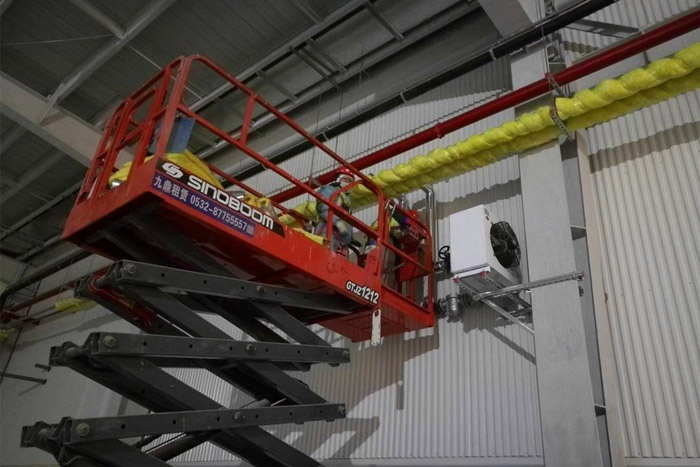 廠房蒸汽暖風(fēng)機案例實拍