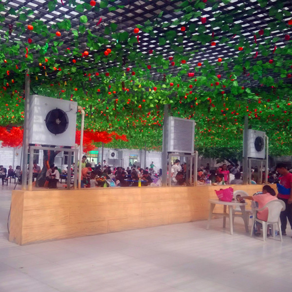 生態(tài)餐廳用中溫?zé)崴L(fēng)機