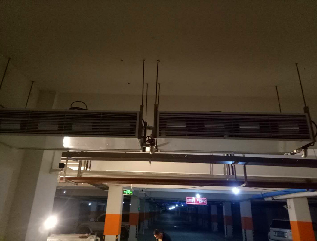 明裝型離心風(fēng)幕機安裝